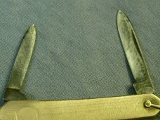 VINTAGE LUSTERN LS CO GERMANY WATCH FOB PEN JACK FOLDING POCKET KNIFE KNIVES OLD