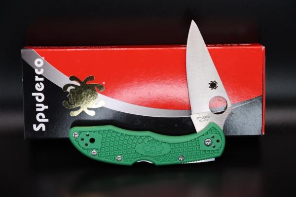 SPYDERCO DELICA 4 GREEN C11FPGR SPYDERCO DELICA 4 GREEN C11FPGR