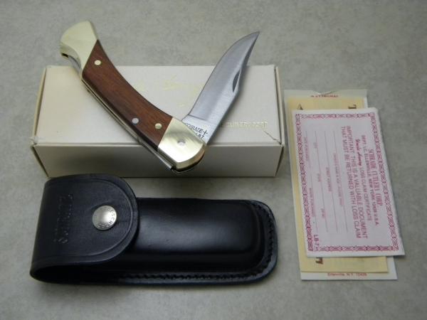 Uncle Henry Schrade + USA LB7 Wood Bear Paw Folding Lockback Knife - NIB Uncle Henry Schrade + USA LB7 Wood Bear Paw Folding Lockback Knife - NIB