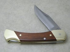 Uncle Henry Schrade + USA LB7 Wood Bear Paw Folding Lockback Knife - NIB