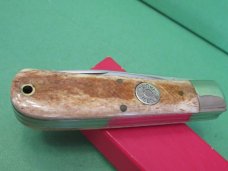 Parker Cut Co. Smooth Brown Bone Bullet Trapper 