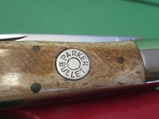 Parker Cut Co. Smooth Brown Bone Bullet Trapper 