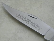 Schrade Wostenholm IXL Sheffield England Big Micarta Lockback Knife