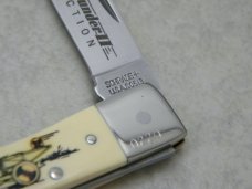 Schrade + USA SC513 Scrimshaw Rolling Thunder Collection Lockback Knife in Box