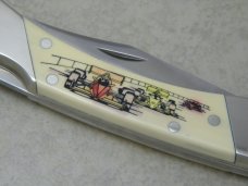 Schrade + USA SC507 Scrimshaw Rolling Thunder Collection Lockback Knife & Pouch in Box
