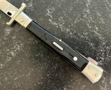 Rare Begon Swinguard, Lockback Stiletto Switchblade Knife, Made In France, Used 