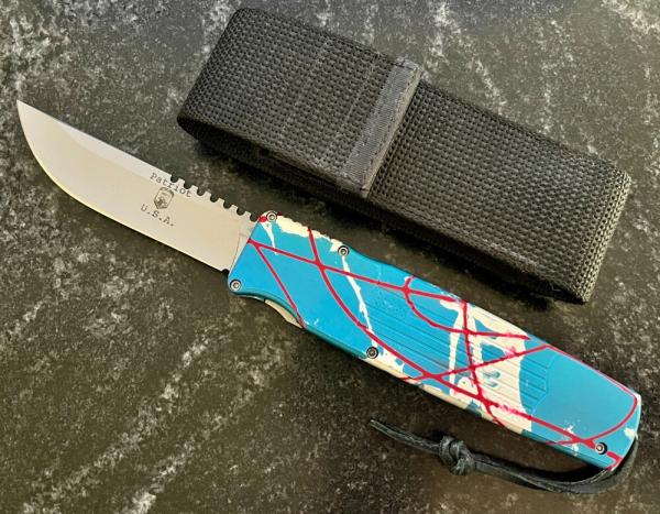 Rare Dalton Patriot Out The Front (OTF) Switchblade Knife, Rob Dalton Combat Cutlery (DCC) 1 Of 50 Rare Dalton Patriot Out The Front (OTF) Switchblade Knife, Rob Dalton Combat Cutlery (DCC) 1 Of 50