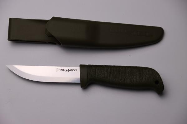 Cold Steel 20NPKZ Finn Hawk Fixed 4" 4116 Stainless Blade, Griv-Ex Handles, Secure-Ex Sheath