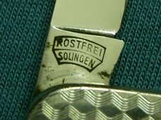 VINTAGE KAUFMANN 55 SOLINGEN EQUAL END CIGAR PEN JACK FOLDING POCKET KNIFE KNIVES OLD