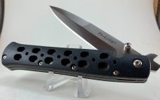 Cold Steel 26SP-BKBK Ti-Lite Folding Knife 4" Black Plain Blade, Black Zy-Ex Handles #183