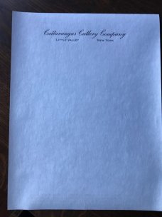 Vintage Cattaraugus ephemera 