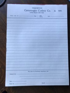 Vintage Cattaraugus ephemera 