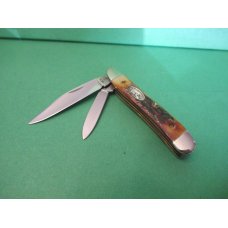 Case XX 1988 Raised Letter Shield Stag Peanut Pattern 5220