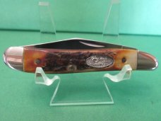 Case XX 1988 Raised Letter Shield Stag Peanut Pattern # 5220 