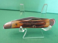 Case XX 1988 Raised Letter Shield Stag Peanut Pattern # 5220 