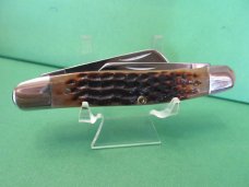 Case XX 1987 Raised Letter Shield Bone Stockman Pattern # 6347 HP