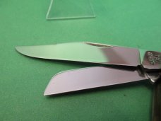 Case XX 1987 Raised Letter Shield Bone Stockman Pattern # 6347 HP