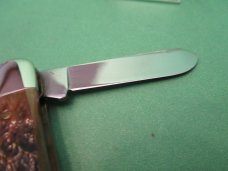 Case XX 1987 Raised Letter Shield Bone Stockman Pattern # 6347 HP