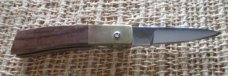 Jay Bigler wood and brass folding knife