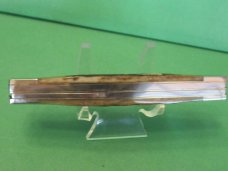 Case XX 1987 Raised Letter Shield Brown Bone Large Stockman Pattern # 6375