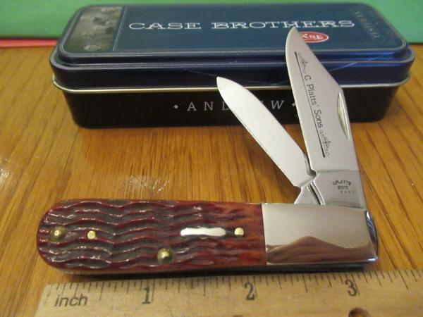 Case XX 2006 C Platt & Sons 1st Run Brown Bone Barlow Pattern # 62009 1/2 SS Case XX 2006 C Platt & Sons 1st Run Brown Bone Barlow Pattern # 62009 1/2 SS