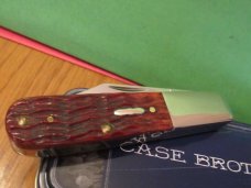 Case XX 2006 C Platt & Sons 1st Run  Brown Bone Barlow Pattern # 62009 1/2 SS