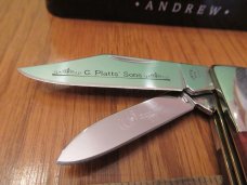 Case XX 2006 C Platt & Sons 1st Run  Brown Bone Barlow Pattern # 62009 1/2 SS