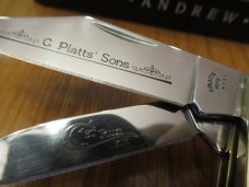 Case XX 2006 C Platt & Sons 1st Run  Brown Bone Barlow Pattern # 62009 1/2 SS