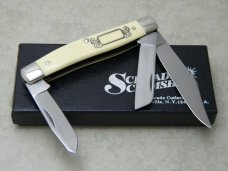 Schrade + USA SC505 Weasel Scrimshaw Stockman Knife in Box
