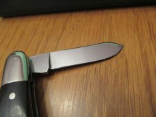 Canal Street Cutlery Ebony 4" Serpentine Stockman # 3151343 Made for AAPK
