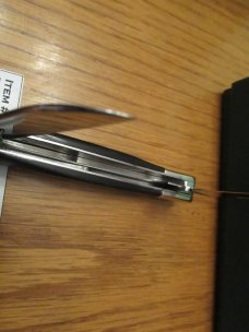 Canal Street Cutlery Ebony 4" Serpentine Stockman # 3151343 Made for AAPK