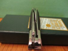 Canal Street Cutlery Ebony 4" Serpentine Stockman # 3151343 Made for AAPK