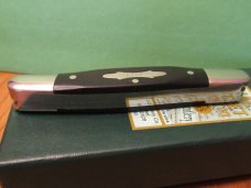 Canal Street Cutlery Ebony 4" Serpentine Stockman # 3151343 Made for AAPK