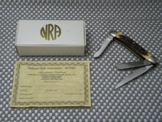 Uncle Henry Schrade + USA 897UH Staglon Friends of NRA Stockman Knife in Box