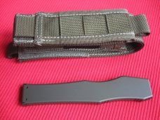 Microtech HALO 2006 Black Tactical Olive Green OTF Switchblade Knife - New In Box w/Paperwork !