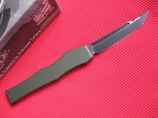 Microtech HALO 2006 Black Tactical Olive Green OTF Switchblade Knife - New In Box w/Paperwork !