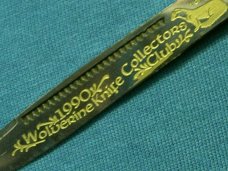 VINTAGE FIGHTING ROOSTER WOLVERINE 039 FRANK BUSTER FANCY PILLBUSTER FOLDING POCKET KNIFE KNIVES OLD