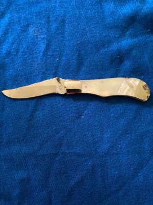Custom Made MOP Gentleman's Folding Knife