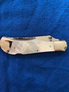 Custom Made MOP Gentleman's Folding Knife 