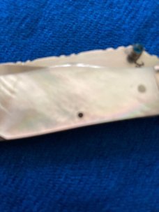 Custom Made MOP Gentleman's Folding Knife 