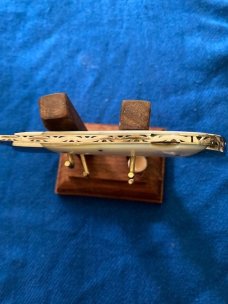 Custom Made MOP Gentleman's Folding Knife 