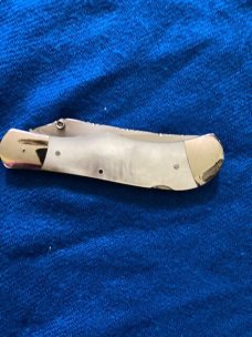 Custom Made MOP Gentleman's Folding Knife 