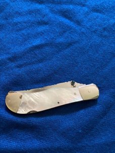 Custom Made MOP Gentleman's Folding Knife 