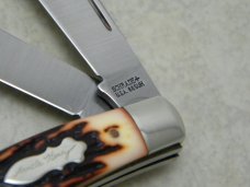 Schrade + USA 885UH Uncle Henry Staglon King Ranch Stockman Knife