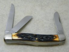 Schrade + USA 897UH Uncle Henry Staglon Signature Premium Stockman Knife