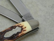 S.C.C. + Schrade USA 898UH Uncle Henry Staglon Stockman Knife 