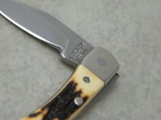 Uncle Henry Schrade + LB2 USA Staglon Lit'l Bear Lockback Knife with Bale c.1980's