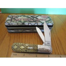 Case XX 2006 Rattle Snakeskin Limited Edition Scrolled Bolster Barlow Pattern 62009 12 SS