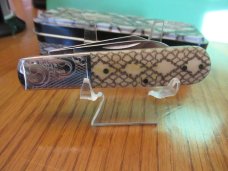 Case XX 2006 Rattle Snakeskin Limited Edition Scrolled Bolster Barlow Pattern # 62009 1/2 SS
