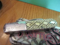 Case XX 2006 Rattle Snakeskin Limited Edition Scrolled Bolster Barlow Pattern # 62009 1/2 SS